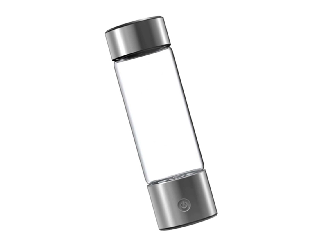 Botella de Água de Hidrogênio Portátil 460ml Usb Prata