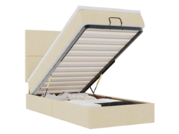 Ottoman Bed, Ottoman Beds Vidaxl Creme Tecido (90 X 200 Cm)