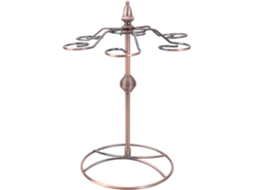 Solução Vertical Para Armazenamento De Taças De Vinho Na Sala De Jantar, Suporte Para Copos Com 6 Ganchos,