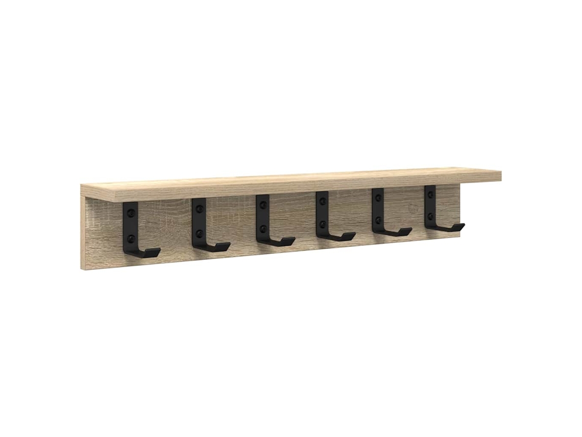 Maison Exclusive - Cabideiro De Parede Carvalho Sonoma 60 X 10,5 X 10,5 Cm