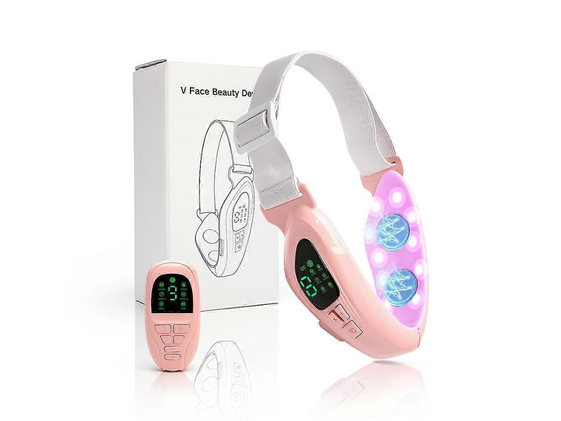Massageador Facial Ems para Lifting, Exercitador Muscular Facial, Antirrugas, Remove a Papada , Terapia com Led e Fótons. GOKOCO
