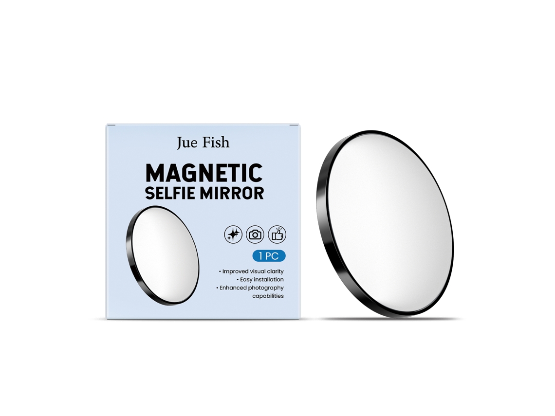 Espelho de Selfie Magnético com Aumento