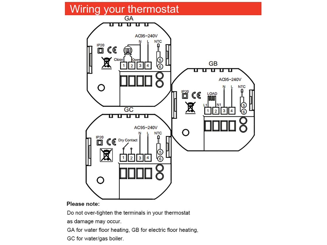 Termostato Wi-Fi Primerox com Controle por App, Alexa, 16a, para Aquecimento