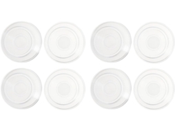 Ounona Conjunto De 8-almofadas Transparentes Antiderrapantes Para Piano Vertical, Protetores Multifuncionais Para Pisos