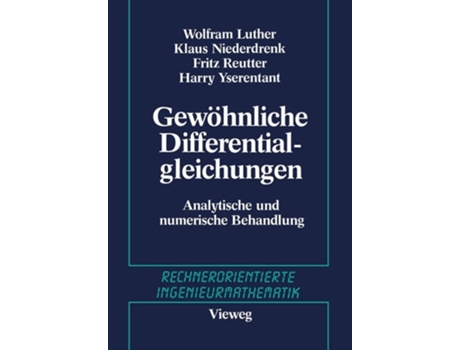 Livro Gewohnliche Differentialgleichungen de W. Luther (Inglês)