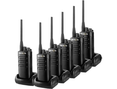 Rb85 Talkie Walkie Profissional, Ia Supressão De Ruído Longo Alcance Rádio Bidirecional, 2000mah Recarregável Portátil Retevis