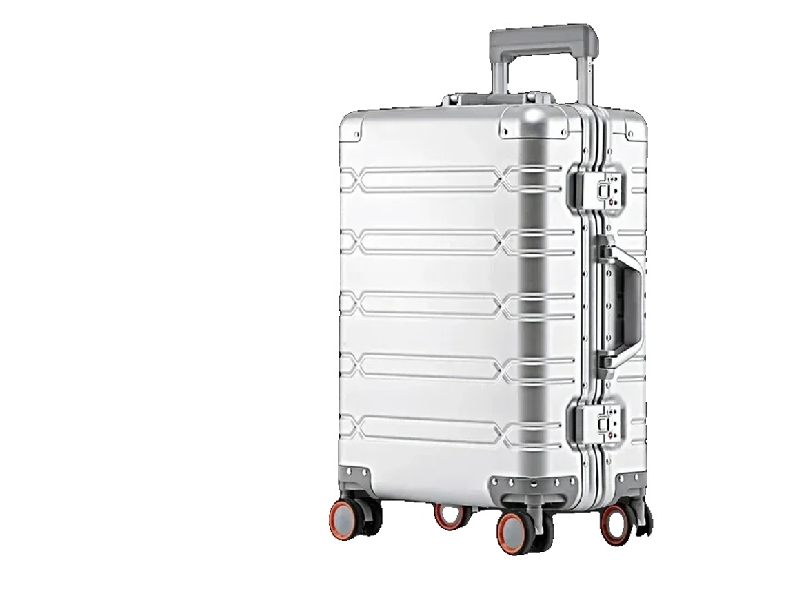 Mala De Viagem, Material Abs Durável, Armazenamento Expansível, 20 Inch, 20 Polegadas, Prateado Oem