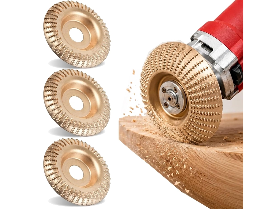 Disco De Polimento Para Esmerilhadeira Angular, Conjunto De Discos Corte Carboneto Tungstênio Resistentes A Entupimentos