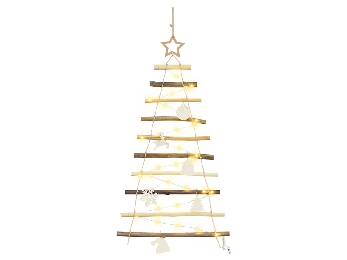 Decoração Sazonal Vidaxl Castanho Freixo Maciço (90 Cm)