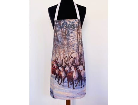 Avental De Natal 60x70cm - Decoração De Natal Ilmh