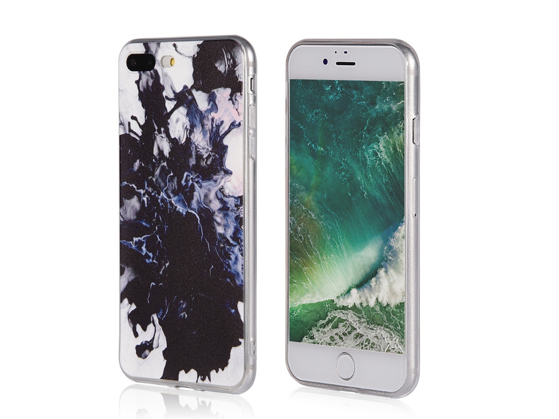 Capa Protetora para Iphone 7 Plus/8 Plus com Pintura de Mármore EOOCOO