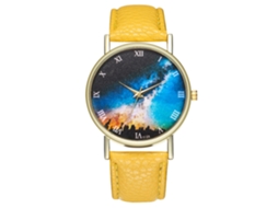 Relógio Star Lady Star Masculino Young Trend Quartz T123-a Amarelo