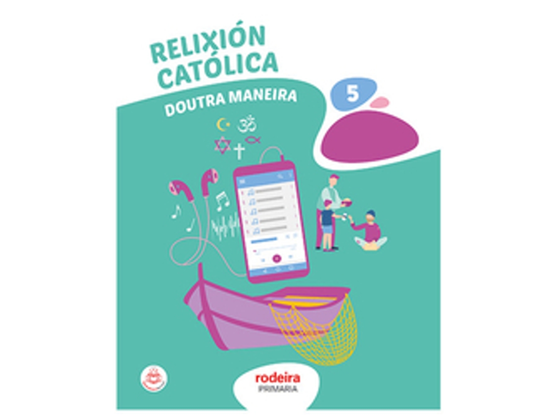 Livro Relixión Católica 5 de Edebé e Obra Colectiva