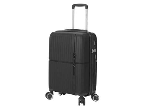 Mala De Viagem / Trolley Médio 66cm 4 Rodas Bz5754 Preta Benzi
