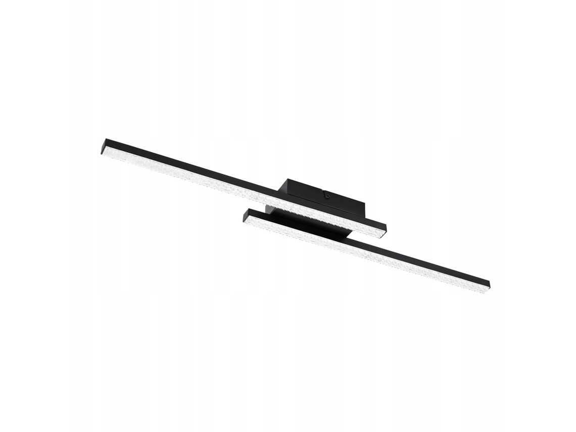 Nettlife Preto Led Luz De Teto 18 W Moderna Lâmpada Metal Cristal Luz Quente 3000k Para Quarto Corredor Cozinha Escritório Sala Estar