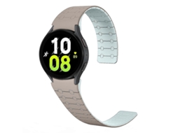 Pulseira Magnética De Silicone Bicolor Para Samsung Galaxy Watch 6/5/4
