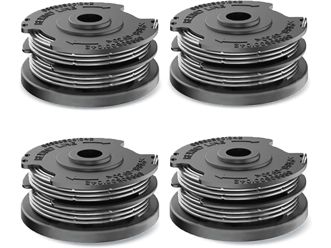 Compatível com Bosch F016800351 Art24 Art30 36, 6,1 M X Ø 1,65 Mm, Kit com 4 Carretéis de Fio para Aparador de Grama AQUAFORGE