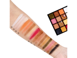 Paleta De Sombra De Olhos Com 16 Cores Glitter Mate À Prova De Água E Longa Duração