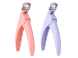 Cortador De Pontas De Unhas Falsas De Acrílico Artificial Aparador Aparador Manicure Pedicure Ferramenta De Clipe De Lâmina Afiada Rosa Roxo ZMDECQNA