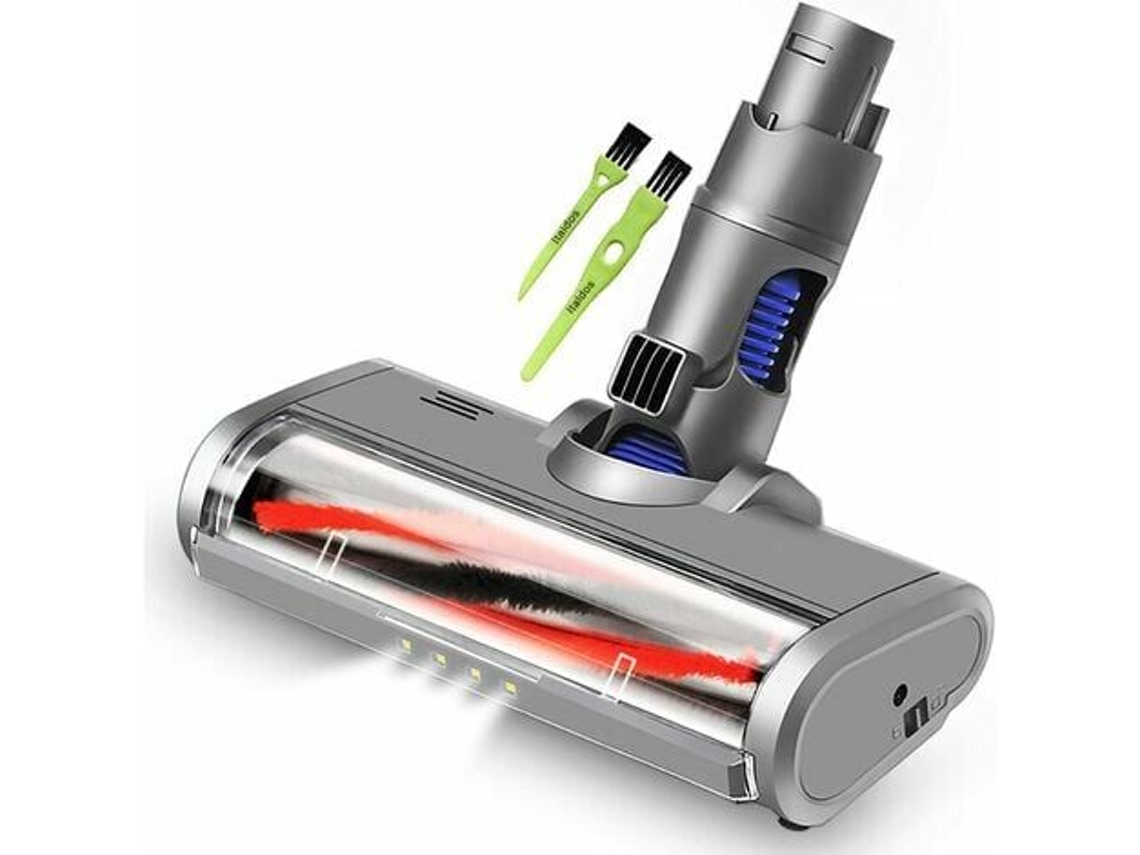 Escova Elétrica Motorizada Liberação Rápida Aspiradores V6, Luz Led.