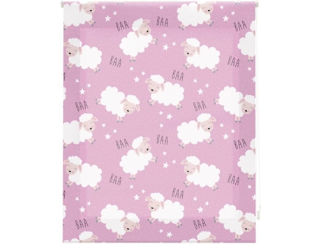 Estore de Rolo HAPPYSTOR Impressão Digital Infantil HSCI97023ROSA 165x180 cm