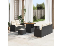 Vidaxl Conjunto De Sofá De Jardim 8 Unid. 7-número De Lugares