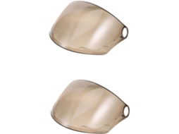 Conjunto De 2 Viseiras De Substituição Para Capacete, Meia Viseira De Acrílico Para Proteção Solar.