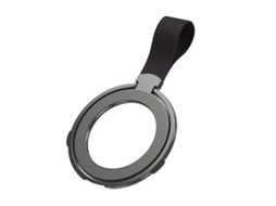 Este suporte versátil para celular é feito de metal e possui um poderoso encaixe magnético que permite rotação de 360 graus. Led STELASPLEN