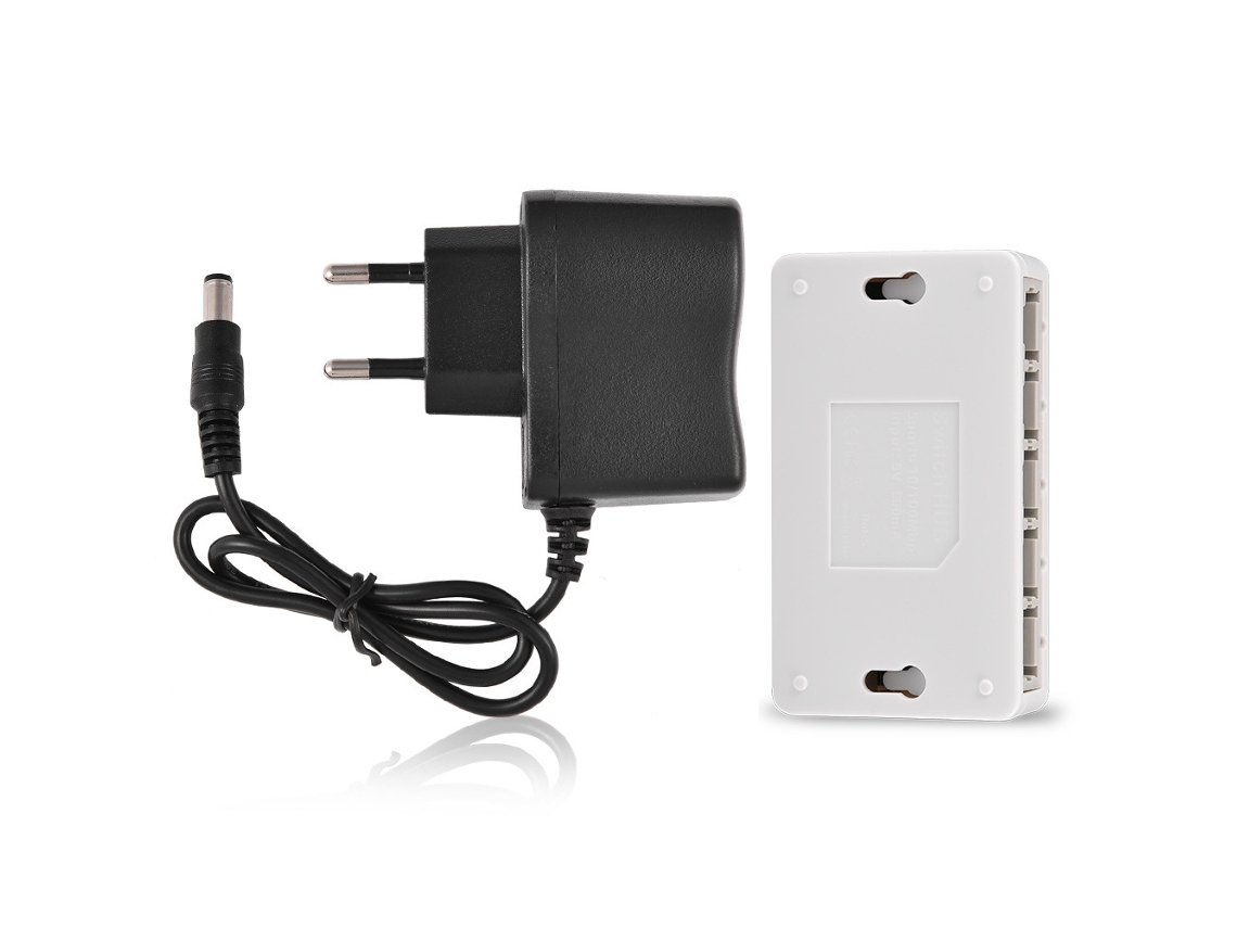 Switch Ethernet De Mesa (5 Portas, 10/100mbps)