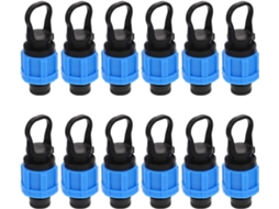 Tampões De Plástico Azul 16 Mm Com Trava, Fácil Instalação E Vedação