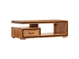 Vidaxl Mesa De Centro 100x45x33 Cm Madeira De Acácia Maciça