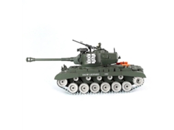 Verdezy814 Pro Us M26 Pershing 1/18 Tanque de Batalha Elétrico com Comando Rc Modelo de Veículo Simulado Rtr Brinquedo MDUG