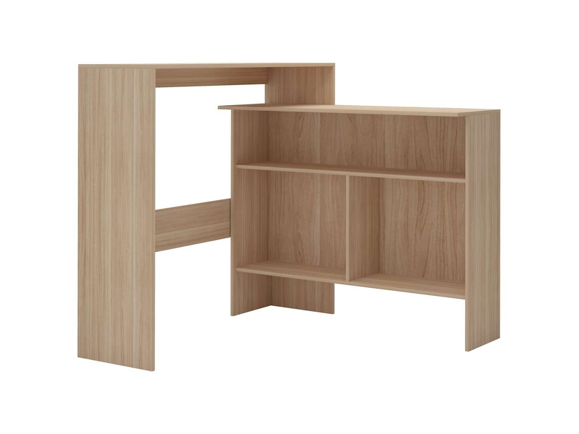 Mesa de bar com 2 tampos de carvalho 130x40x120 cm MAISON EXCLUSIVE