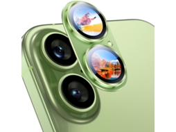 Película Yuysan Para Iphone17, Vidro Temperado + Liga（verde Sálvia）