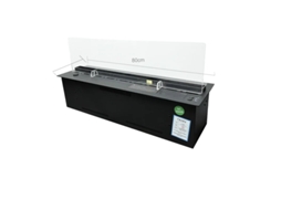 Lareira de Vapor D'água Design Ecológico Opções de Chama Led 800mm 31.50in Protetor de Vento App OEM S/MARCA