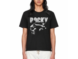 Rockinstone Rocky Movie Knockout Black Adult T-shirt Size:l