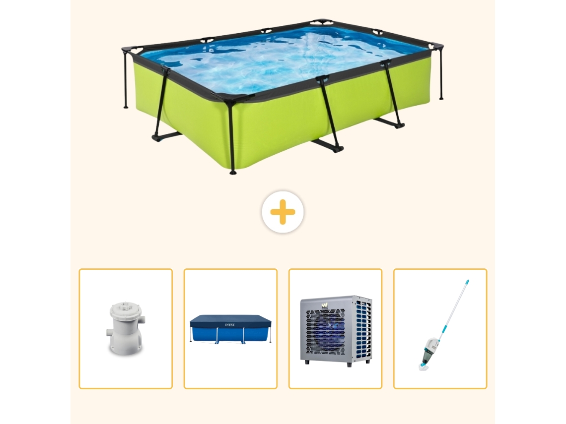 Exit-toys Piscina Exit Retangular - 300x200x65 Cm - 5-peças S199