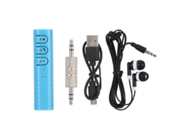Adaptador De Áudio Bluetooth 4.1 Clip On Receptor Com Fones De Ouvido