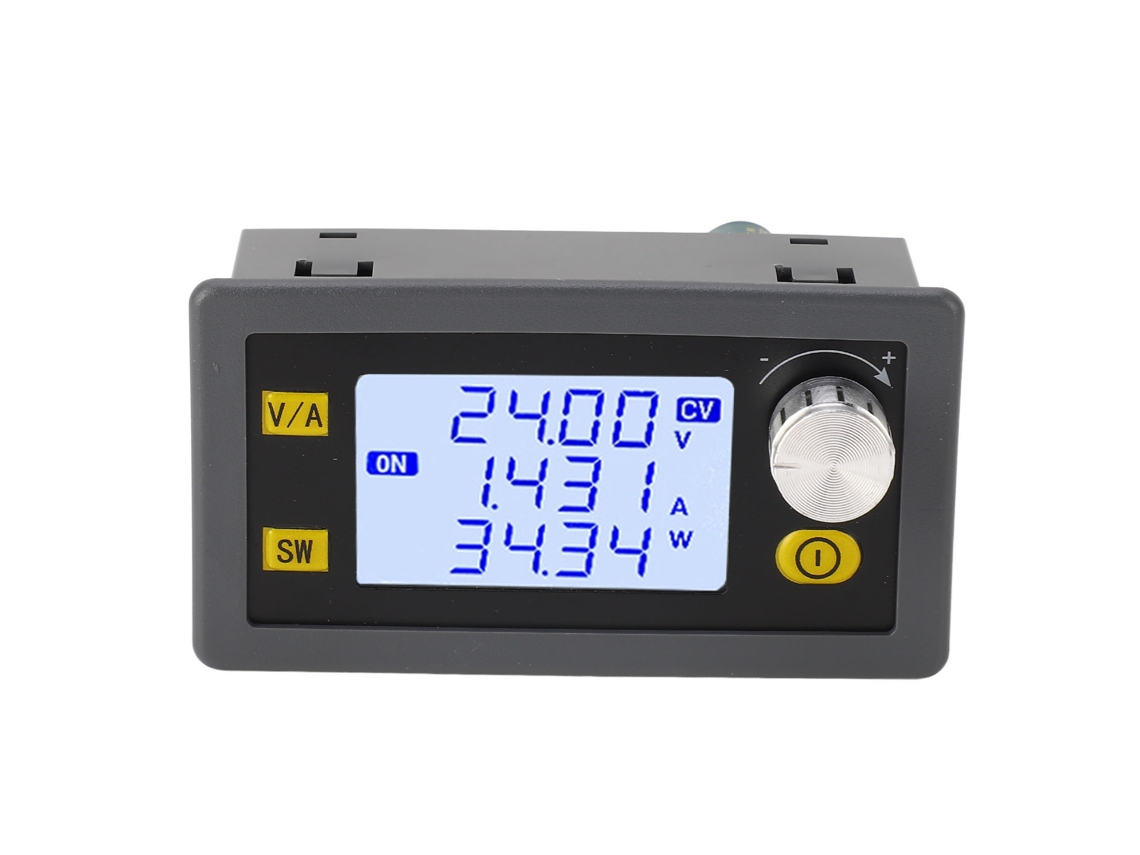 Módulo Conversor Cc Buck Boost Cnc Com Display Lcd E Proteção De Software Para Veículos