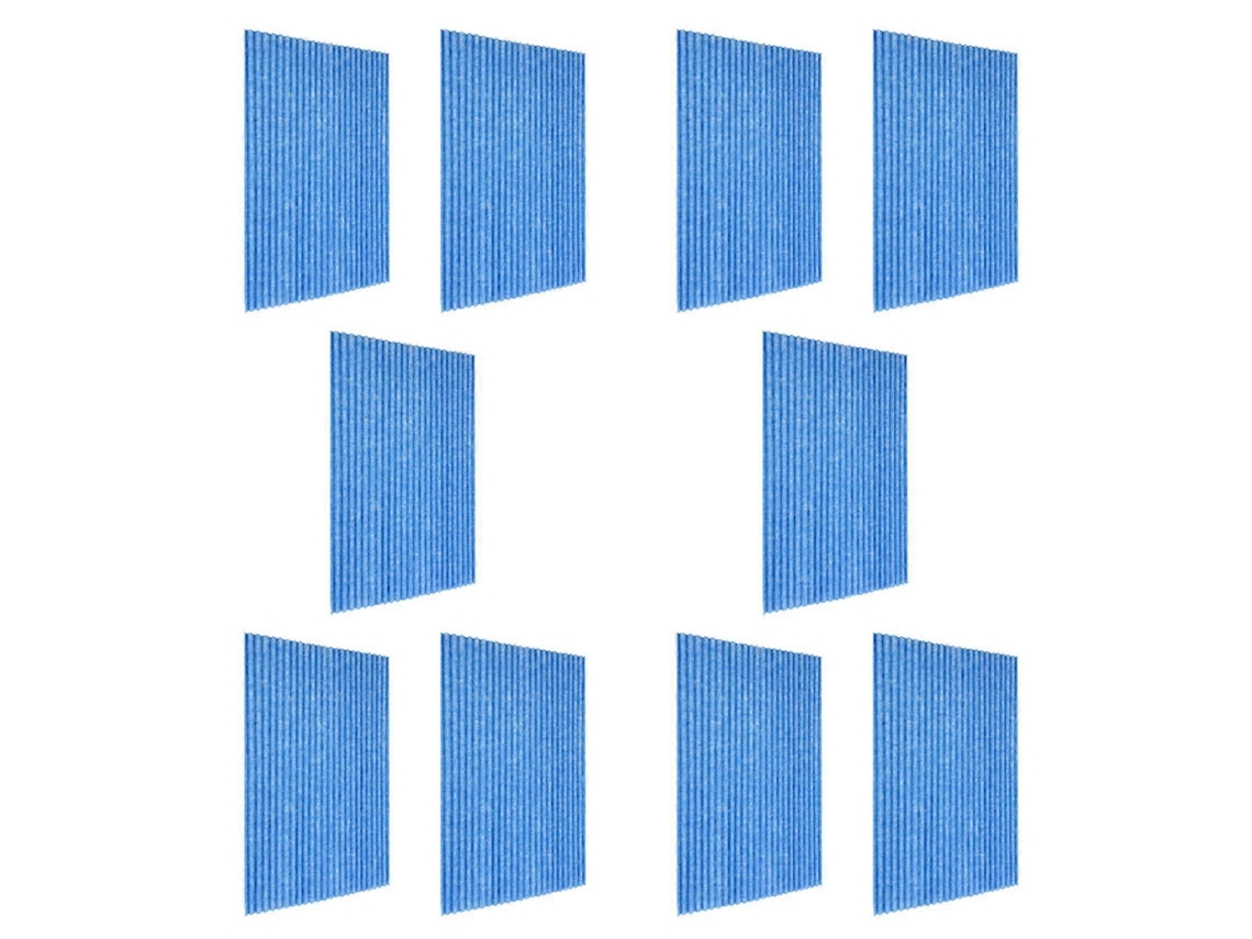 10 Unidades De Filtro De Tela Plissado Compatível Com Purificador De Ar Daikin Mc70kmv2 Mck57lmv2 Bac006a4c_ozo