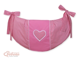 Saco Para Brinquedos, Saco Organizador, Saco Espaçoso De Algodão Com Decoração De Coração