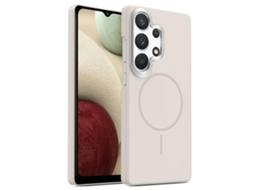 Capa Para Samsung Galaxy A13 4g Fina Circular Magsafe À Prova De Choque Dourada Em Policarbonato Summit Stone
