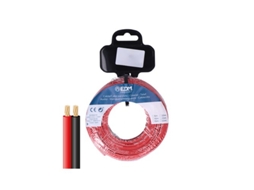 Bobine De Cabo Paralelo Cores Vermelho E Preto 2x1mm² 15m Edm (áudio E Vídeo)