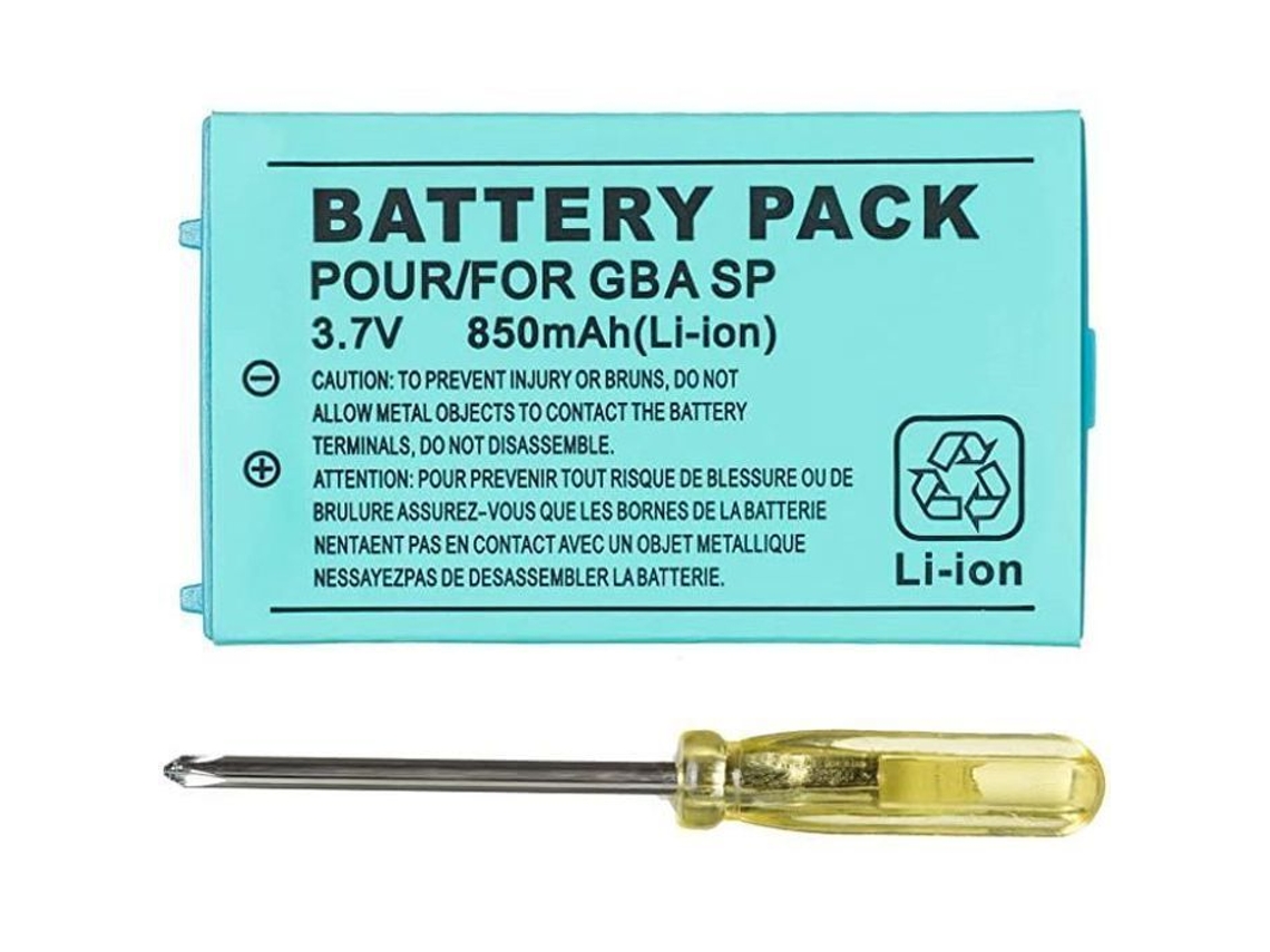 Bateria Recarregável Nintendo Game Boy Advanced Sp 850mah Lítio Ecológica Strasse Game