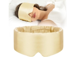 Máscara de Dormir de Seda, Alça Ajustável, Bloqueio de Luz, Perfeita para Viagens e Uso no Escritório, Homens e Mulheres AQUAFORGE