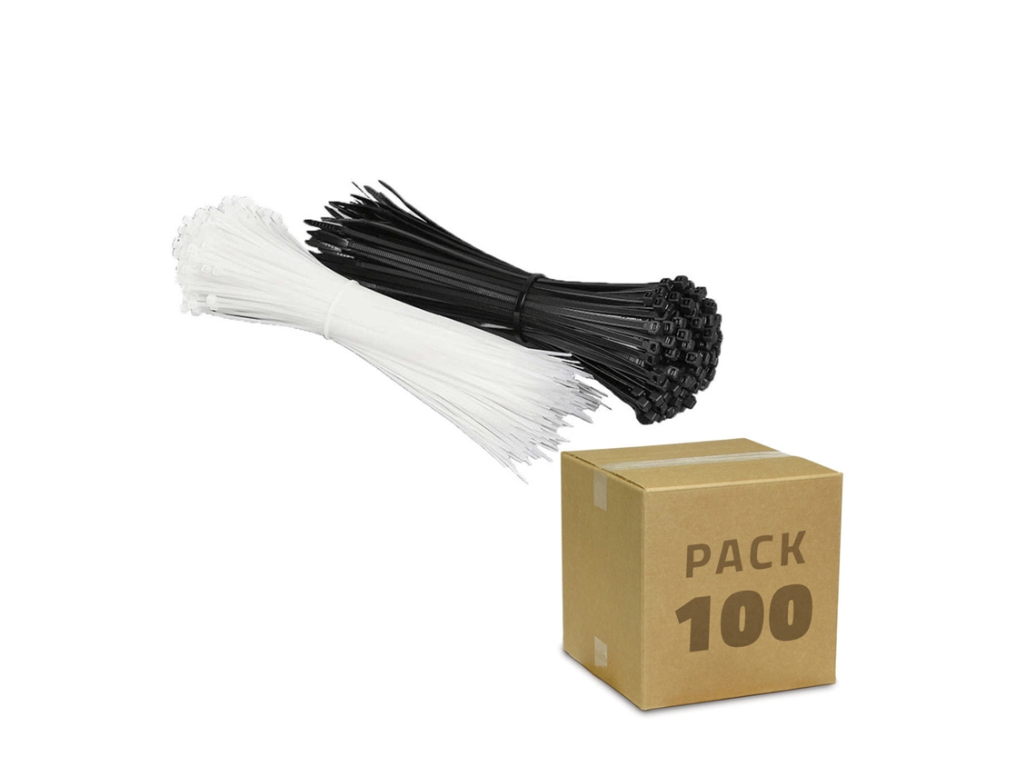 Pack 100 Abraçadeiras LEDKIA .