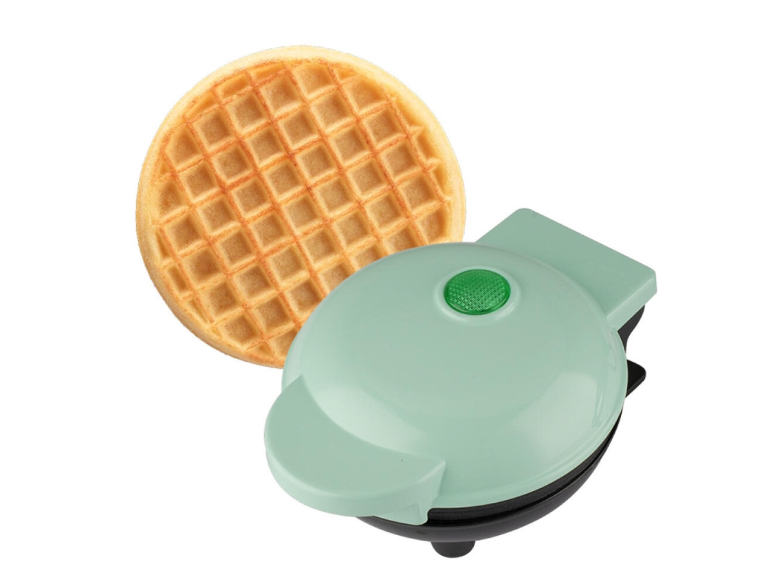 Mini Fritadeira Elétrica Redonda Para Preparar Café Da Manhã Na Mesa, 10 Cm(4 Polegadas)