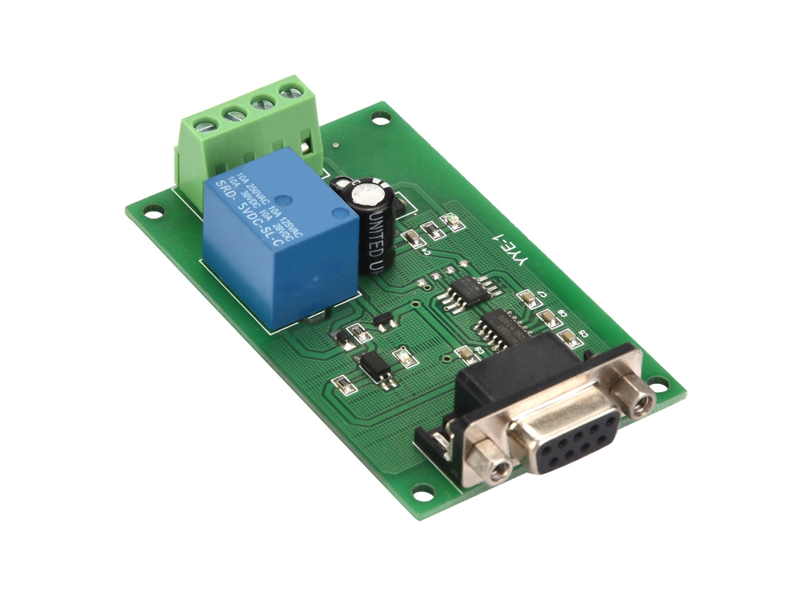 Laxiscreed Módulo De Relé Rs232 Controlado Por Serial Com Interface Usb Para Automação