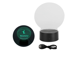 Luminária de Mesa Led 3d em Formato de Basquete CHABERLU