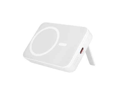 Powerbank Magsafe 10000mah Usb-c 20w Suporte Dobrável Branco